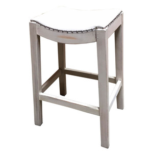 Silver Saddle Mount Stool