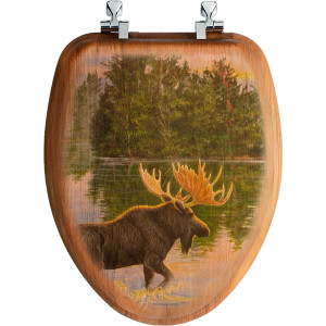 Wilderness Lake Moose Toilet Seat