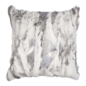 Gray Pieced Rabbit Pillows