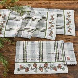 Pinecone Meadow Table Linens