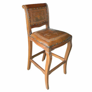 Imperial Stool - Steer Brands & Rustic