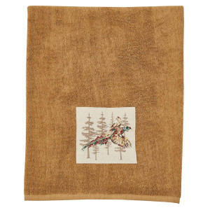 Pheasant in Flight Towels