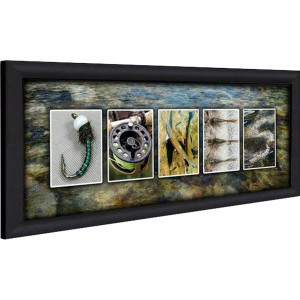 Stream Fishing Personalized Wall Art