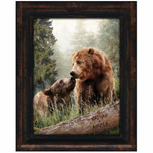 Loving Bears Personalized Framed Canvas