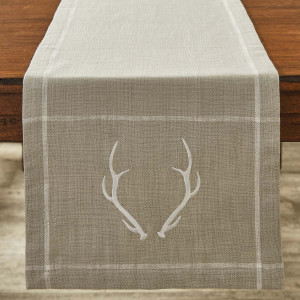 Antler Checkered Table Linens