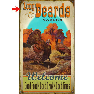 Long Beards Tavern Personalized Signs