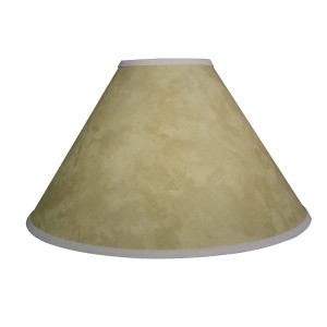 Faux Calf-Skin Lamp Shade