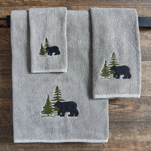 Bear & Pine Tree Towel Collection