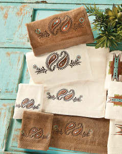 Spiced Paisley Towel Sets