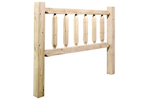 Homestead Cal King Log Headboard