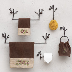 Pinecone Branch Bath Hardware