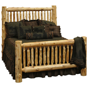 Spindle Log Bed