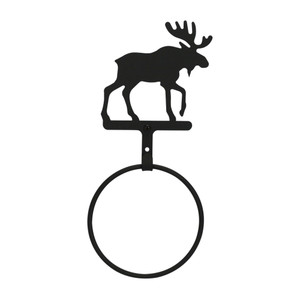 Wrought Iron Moose Bath Hardware