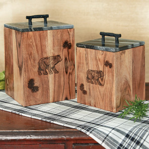 Pine Woods Bear Kitchen Accessories