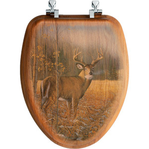 November Whitetail Deer Toilet Seat