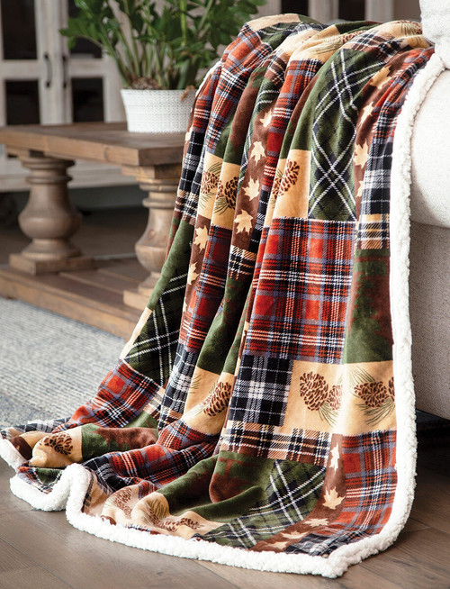 Rustic Throw Pillows and Blankets