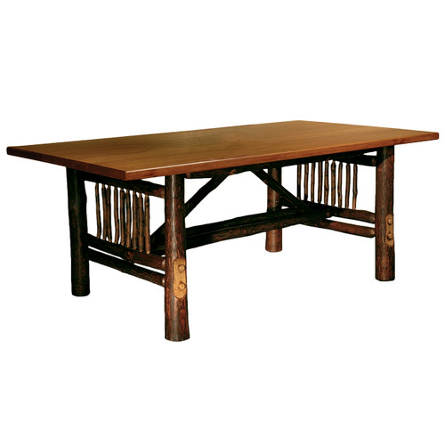 Black Forest Hickory Craft Dining Table