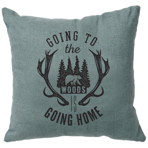 Going to the Woods Pillow - Ocean