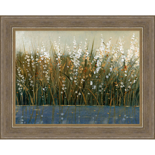 Grassy Flower Pond II Framed Wall Art