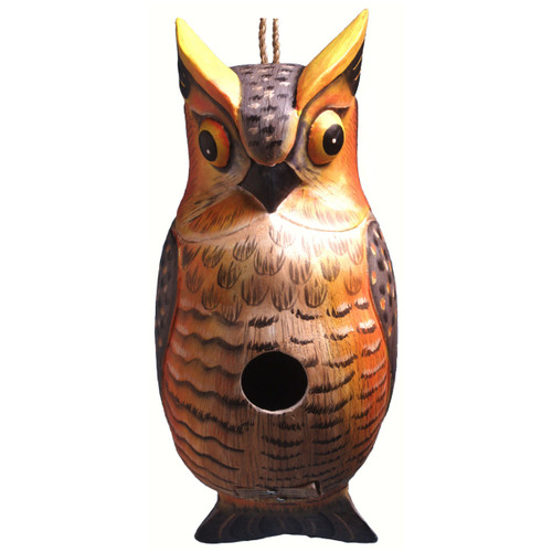 Great Horned Owl Birdhouse - OUT OF STOCK UNTIL 05/06/2024