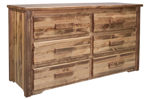 Homestead 6 Drawer Chest - Stained & Lacquered