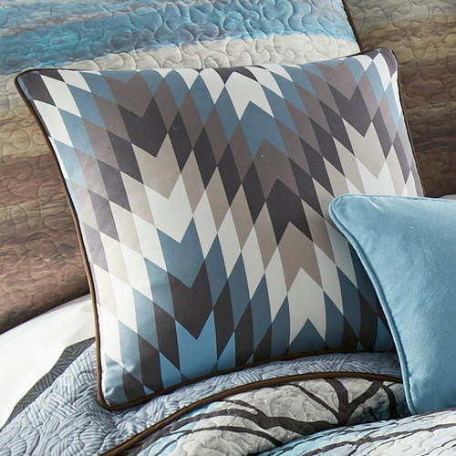 Horizon Geometric Pillow