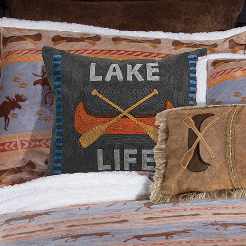 Lake Life Canoe Pillow - OUT OF STOCK