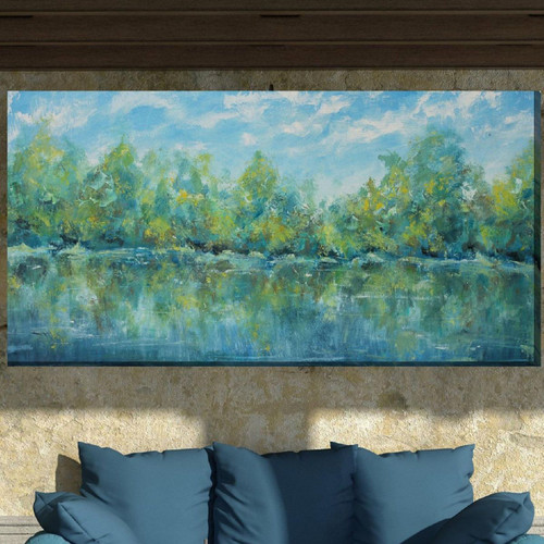 Lakeside Reflections Canvas Art