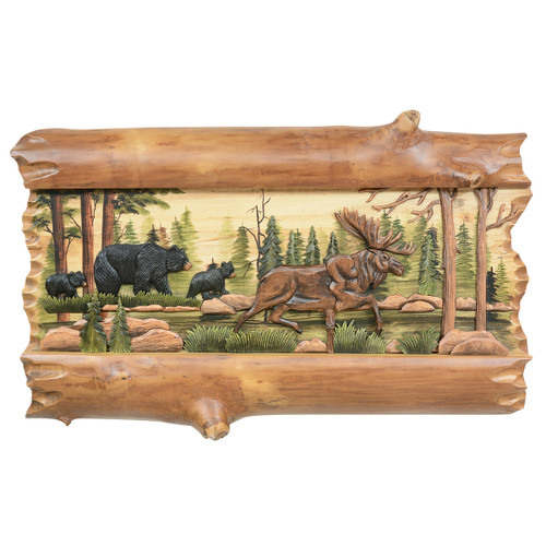 Lively Forest Wood Wall Art