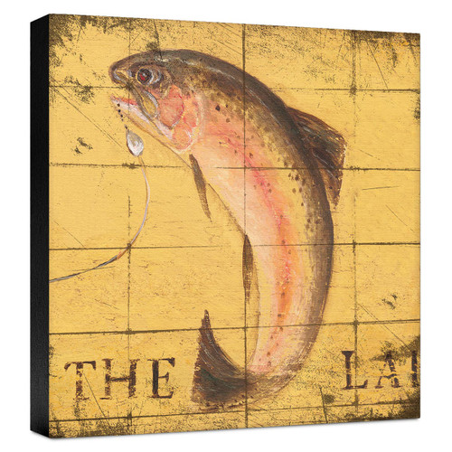 Lodge Fish Gallery Wrapped Canvas