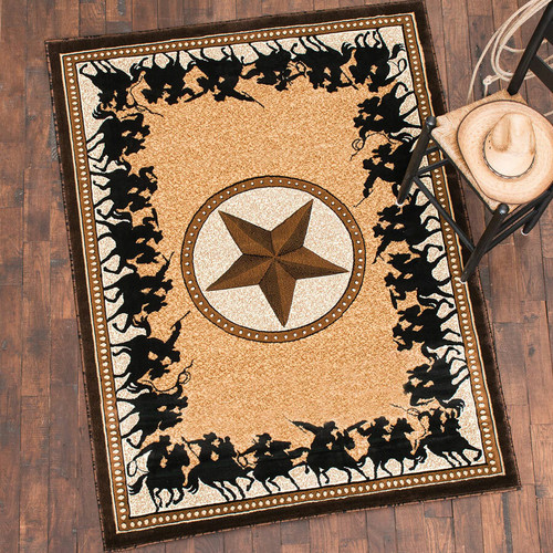 Lone Star Riders Berber Rug - 2 x 3