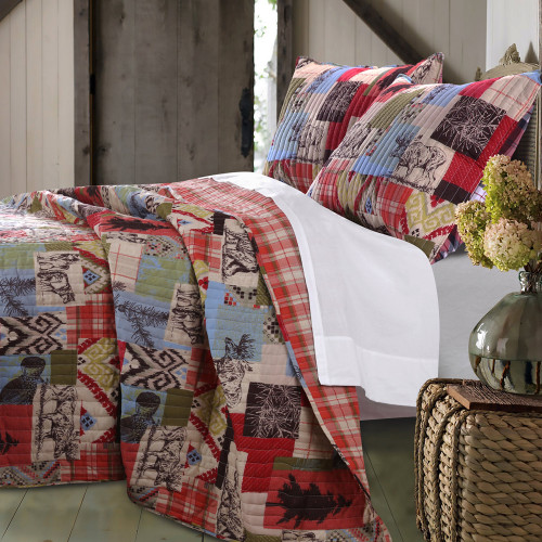 Cabin Collage Bedding Collection