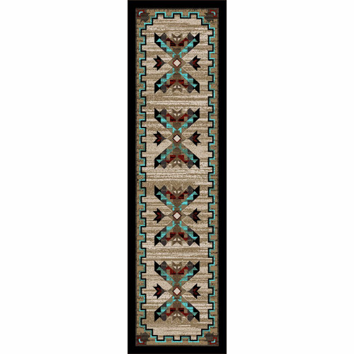 Mojave Arrows Rug - 2 x 8