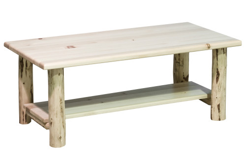 Montana Coffee Table with Shelf - Lacquered