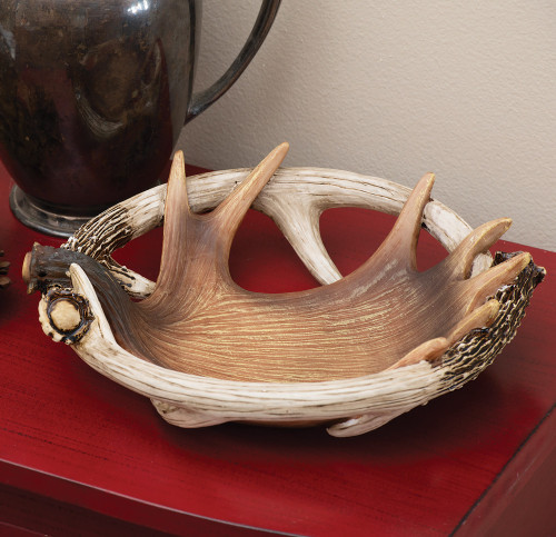 Moose & Deer Antler Bowl / Dish