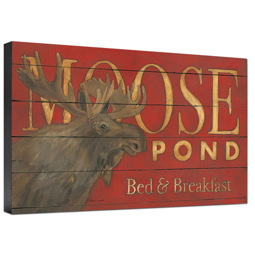 Moose Pond Gallery Wrapped Canvas