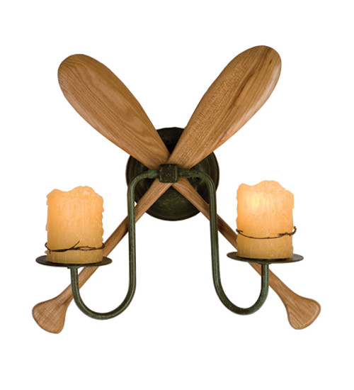 Paddle 2-Light Wall Sconce