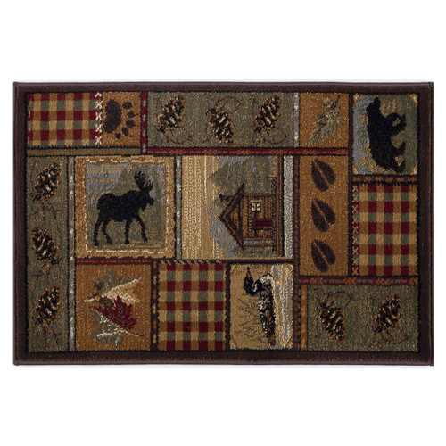 Nature Patchwork Rug - 2 x 3