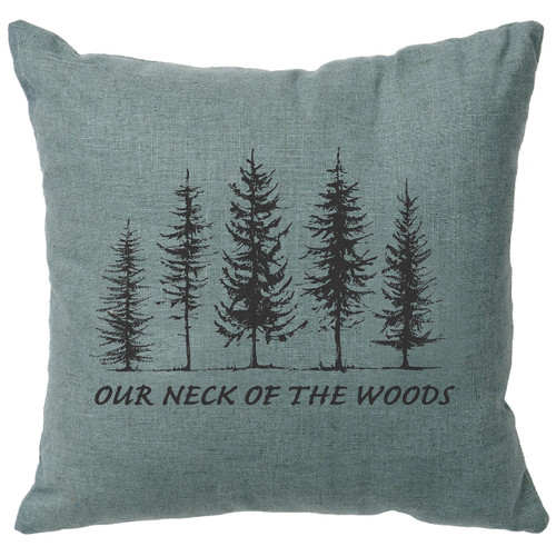 Neck of Woods Square Pillow - Ocean