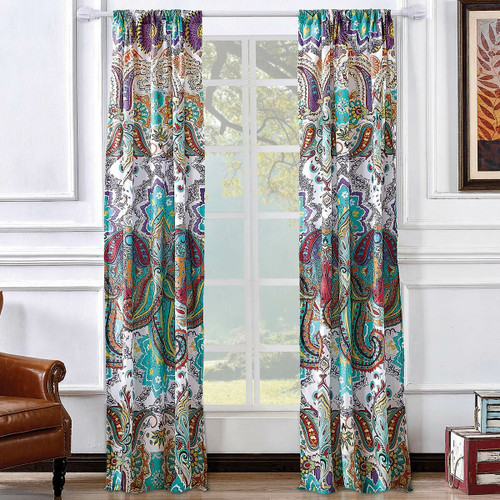 Paisley Brilliance Lined Drapes