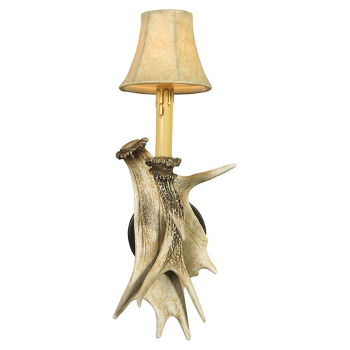 Palmated Antler Sconce - Right Facing