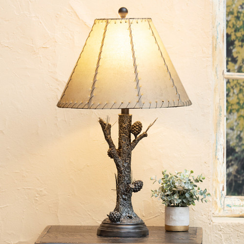 Pine Branches Table Lamp - BACKORDERED UNTIL 1/26/2022