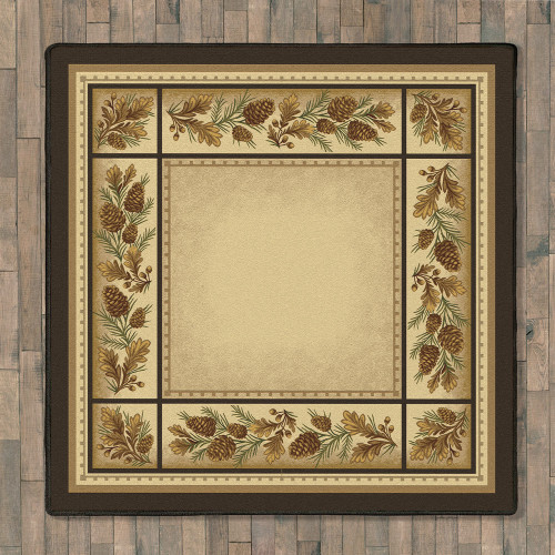 Pine Mansions Rug - 8 Ft. Square