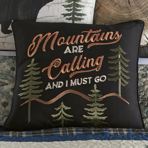 Pine Ridge Bears Mountain Pillow