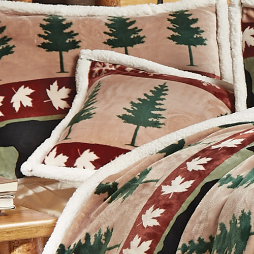 Pine Tree Plush Accent Pillow