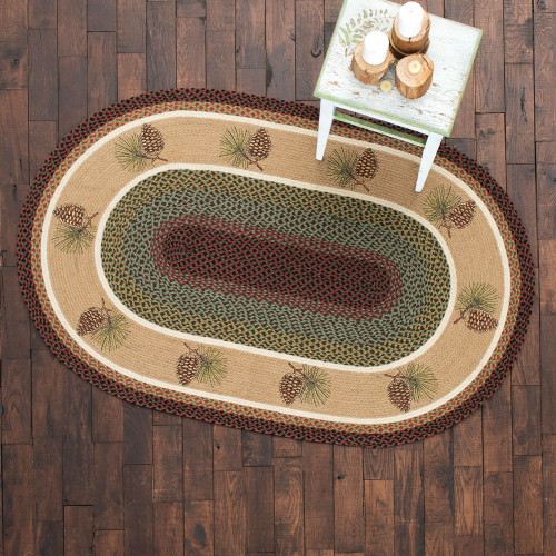 Pinecone Braided Rug - 2 x 8