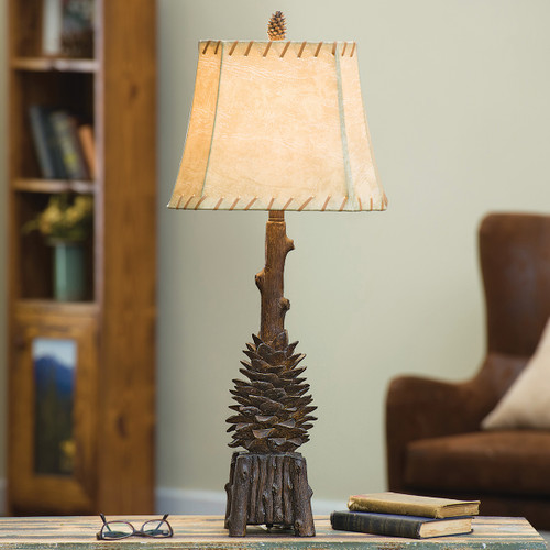 Pinecone Point Table Lamps - Set of 2