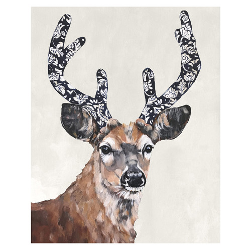 Posh Buck Neutral Canvas Art