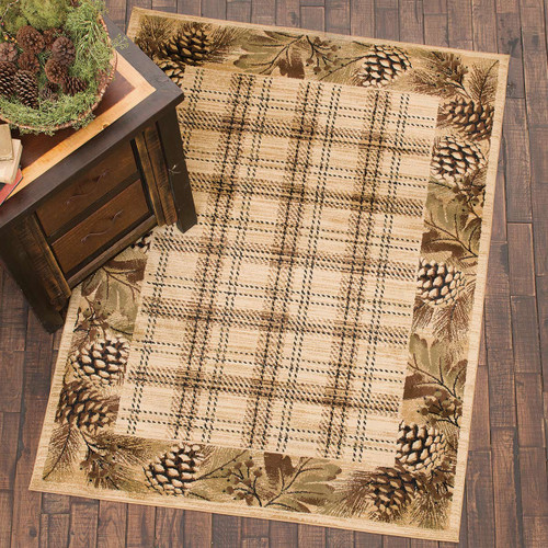 Ponderosa Plaid Rug - 8 x 10