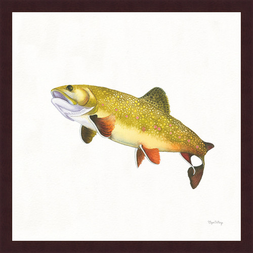 River Rapids Brookie Wall Art